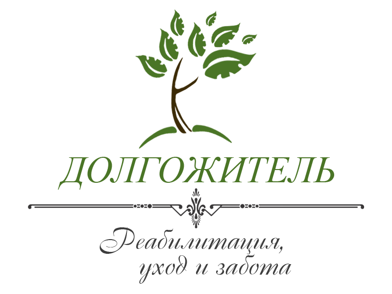 Сеть пансионатов Долгожитель — логотип