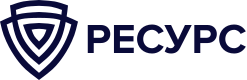 Охранное предприятие «Ресурс» — логотип