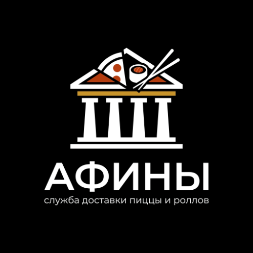 Ресторан доставки еды «Афины» — логотип