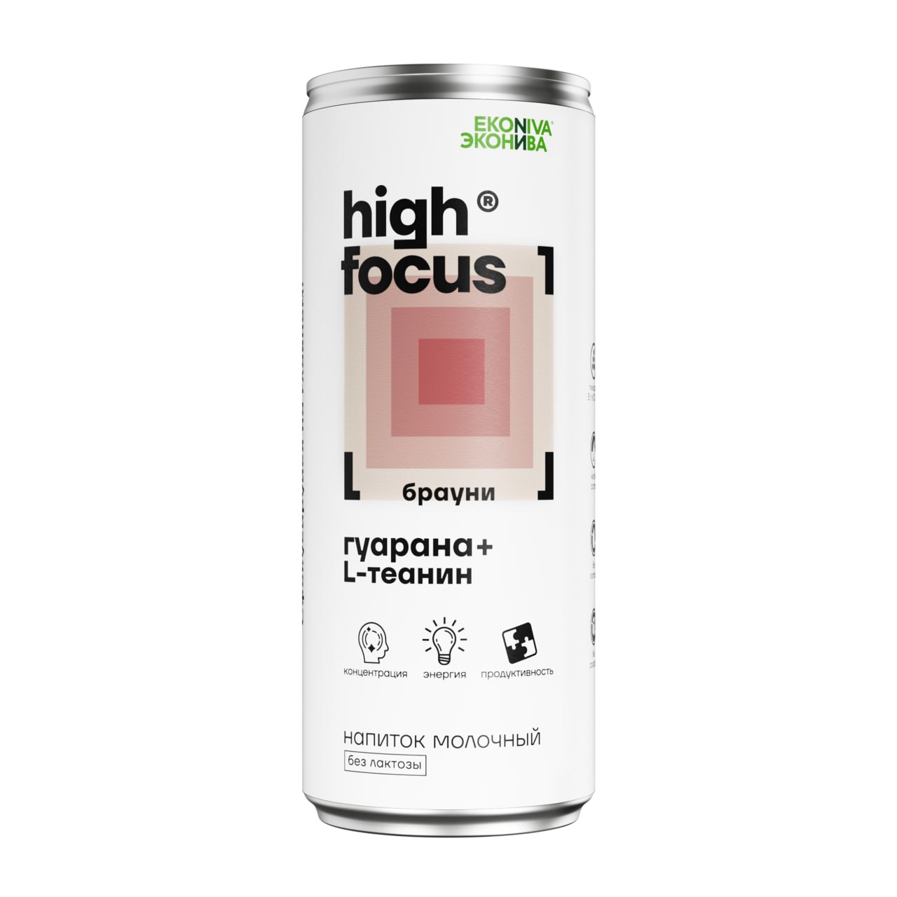 Напиток молочный High Focus «Брауни» 2,5% - Эконива — логотип