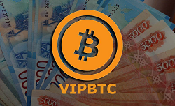 VIPBTC обменник биткоин — логотип